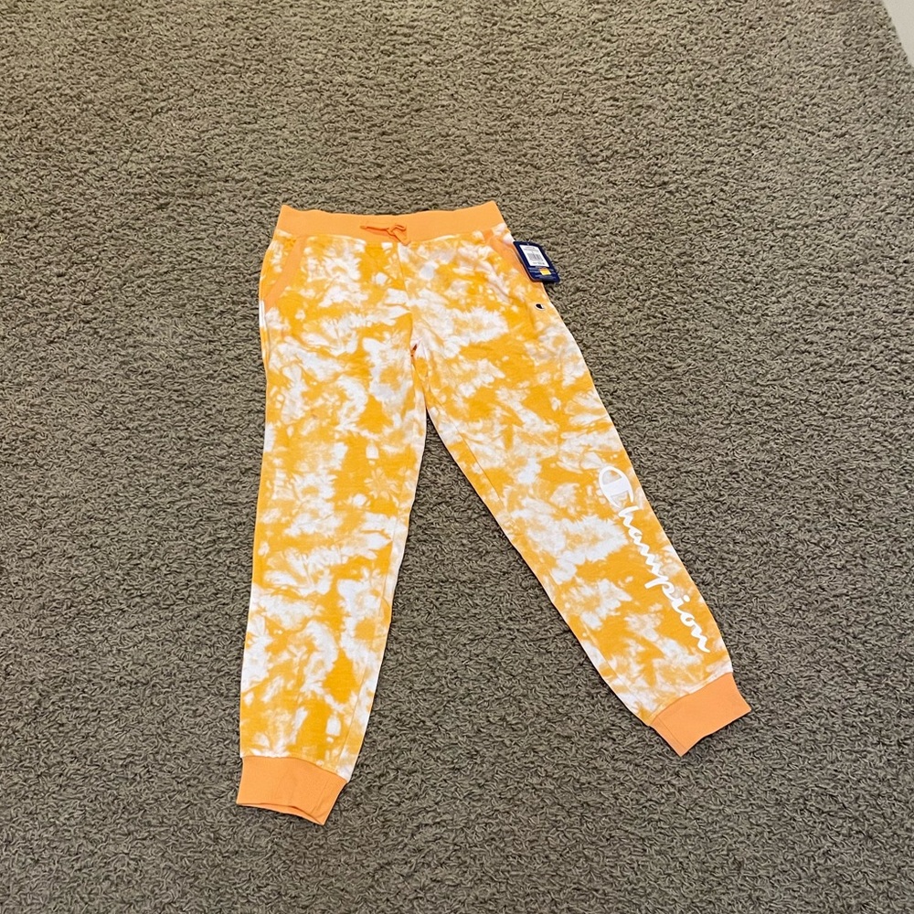 NEVER USED| Orange tie die sweatpants